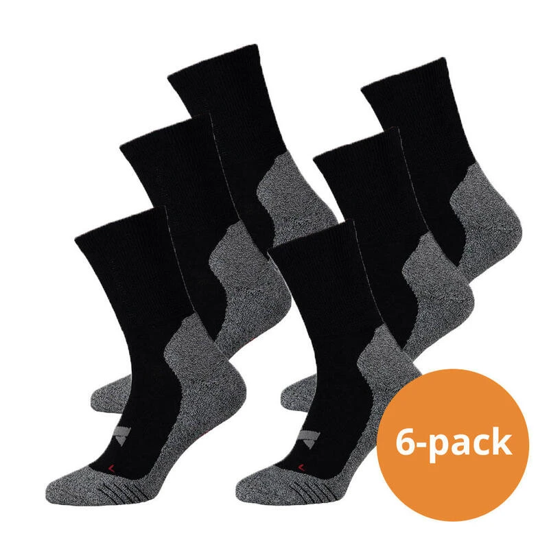 Xtreme Hiking Sokken 6-pack Multi Black 1 Xtreme Hiking Sokken 6-pack Multi Black