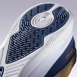 Kipsta Zaalvoetbalschoenen Junior Eskudo 500 -Mode Geest Verkoop zaalvoetbalschoenen voor kinderen eskudo 500 geel blauw 8