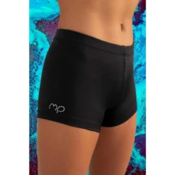 Zwarte, Strakke Turn- En Dansshort Voor Meisjes