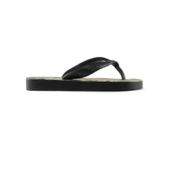 Zwarte Strandslippers Voor Kinderen Met Rubberen Zool -Mode Geest Verkoop zwarte strandslippers voor kinderen met rubberen zool 1