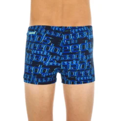 Speedo Zwemboxer Voor Jongens Blauw Met Print -Mode Geest Verkoop zwemboxer voor jongens blauw met print 3