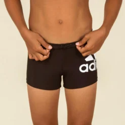 ADIDAS Zwemboxer Voor Kinderen Zwart Wit Met Logo -Mode Geest Verkoop zwemboxer voor kinderen zwart wit met logo 2