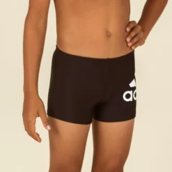 ADIDAS Zwemboxer Voor Kinderen Zwart Wit Met Logo -Mode Geest Verkoop zwemboxer voor kinderen zwart wit met logo 3