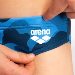 Arena Zwemslip Voor Kinderen Camo Blauw -Mode Geest Verkoop zwemslip voor kinderen camo blauw 4