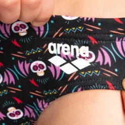 Arena Zwemslip Voor Kinderen Skull Zwart -Mode Geest Verkoop zwemslip voor kinderen skull zwart 4